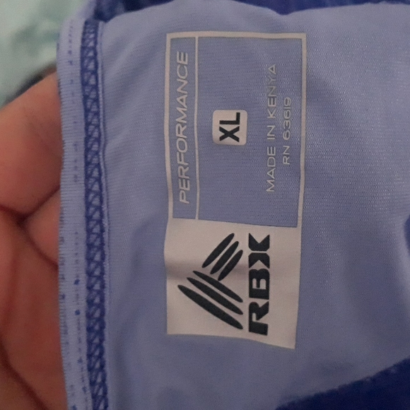 RBX Performance shades of blue and purple workout womens tank top - Picture 8 of 8